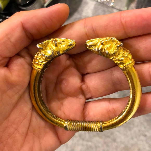 Vintage Kenneth Lane double ram bracelet main image 4
